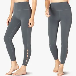 Beyond Yoga Peek Through High Waisted Midi Legging