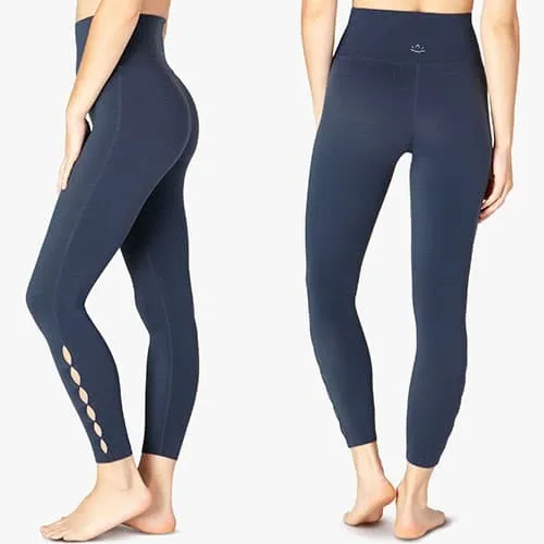 Beyond Yoga Peek Through High Waisted Midi Legging