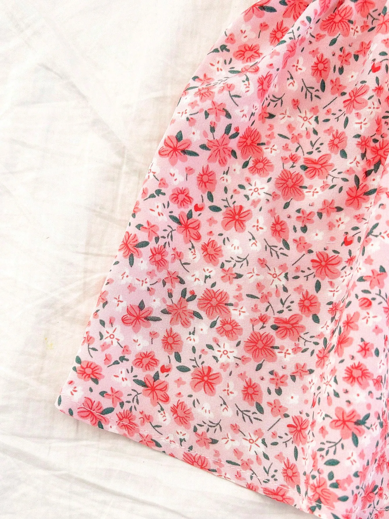 Blusa de cuello Peter Pan floral para mujer  CR