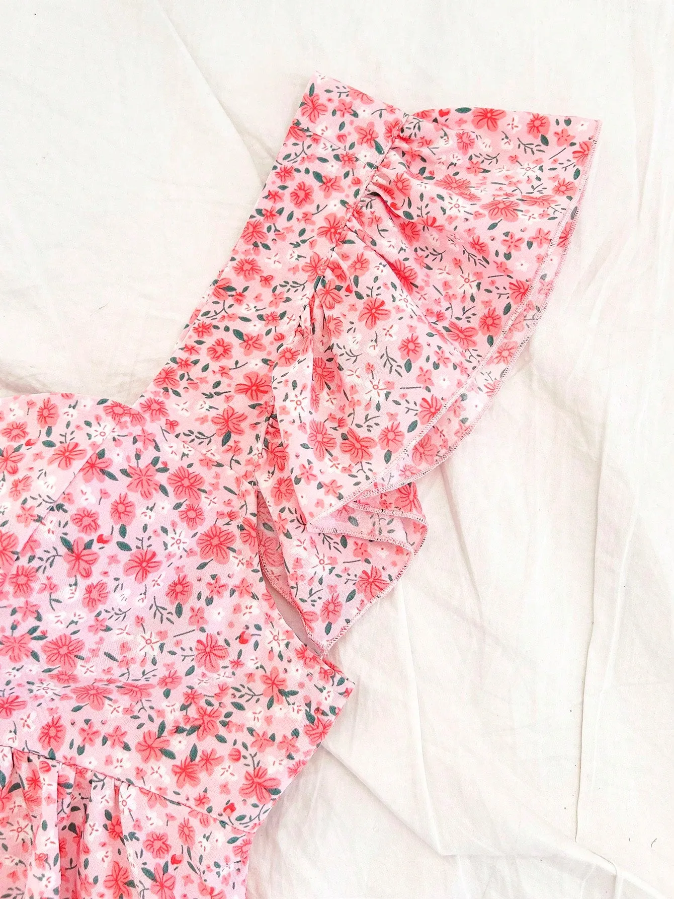 Blusa de cuello Peter Pan floral para mujer  CR