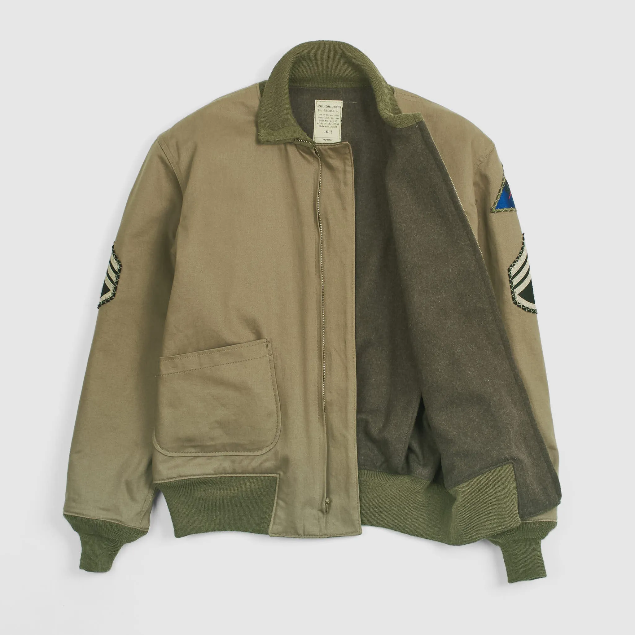 Buzz Rickson's 2nd Armored Wardaddy 1st Pattern Tanker Jacket
