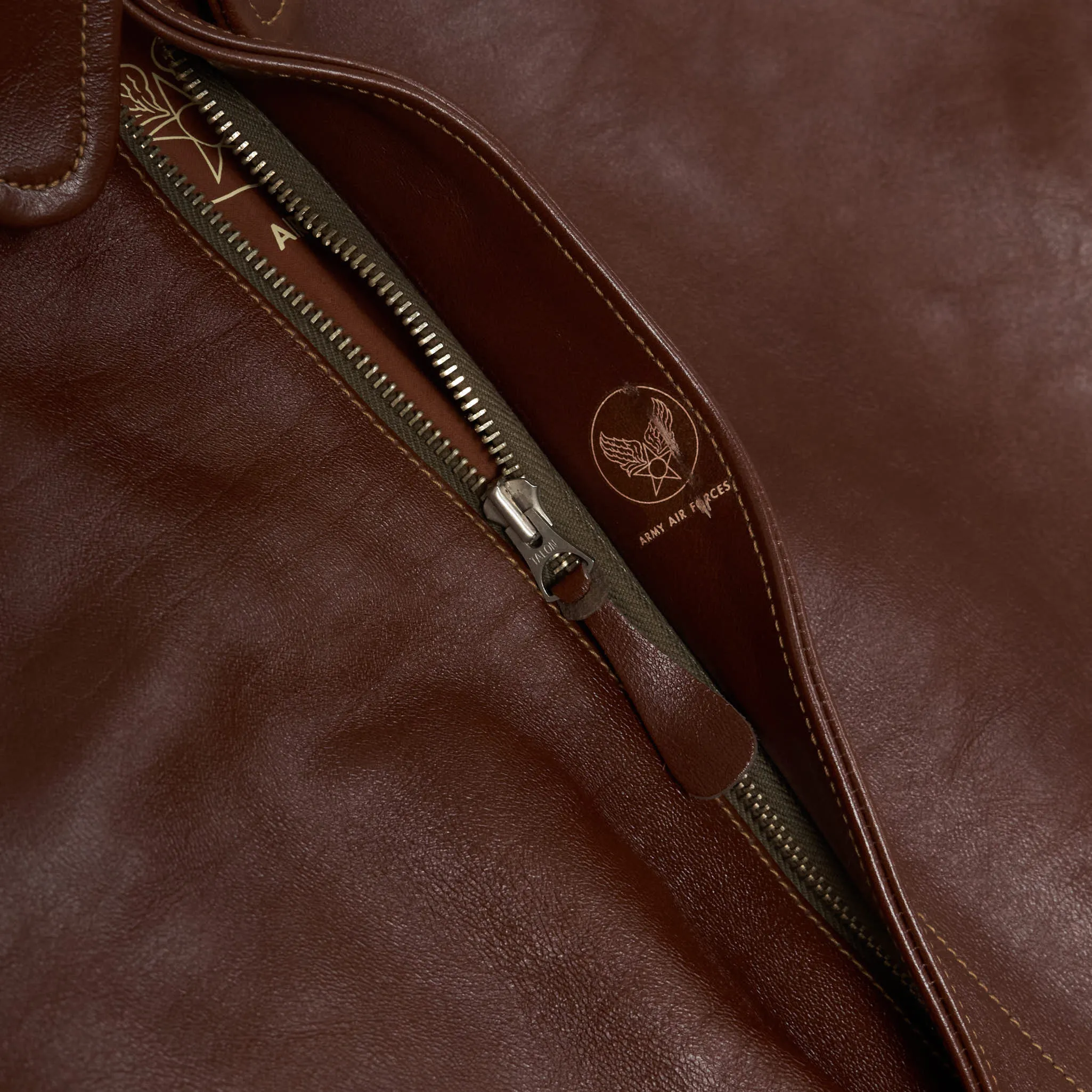 Buzz Ricksons A2 Bronco Leather Jacket
