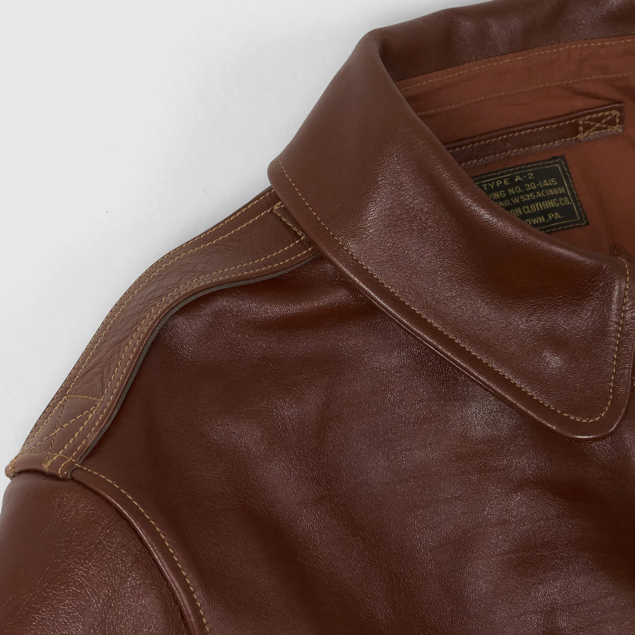 Buzz Ricksons A2 Bronco Leather Jacket