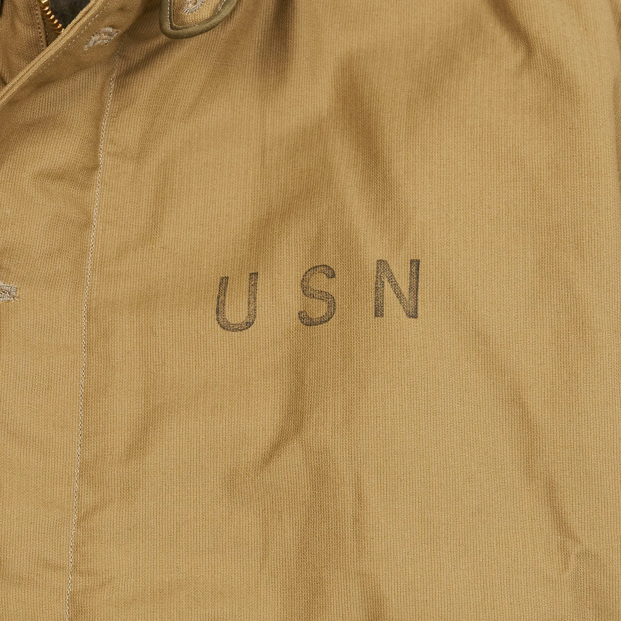 Buzz Rickson's N1 Deck-Jacket Jungle Cloth Khaki USN
