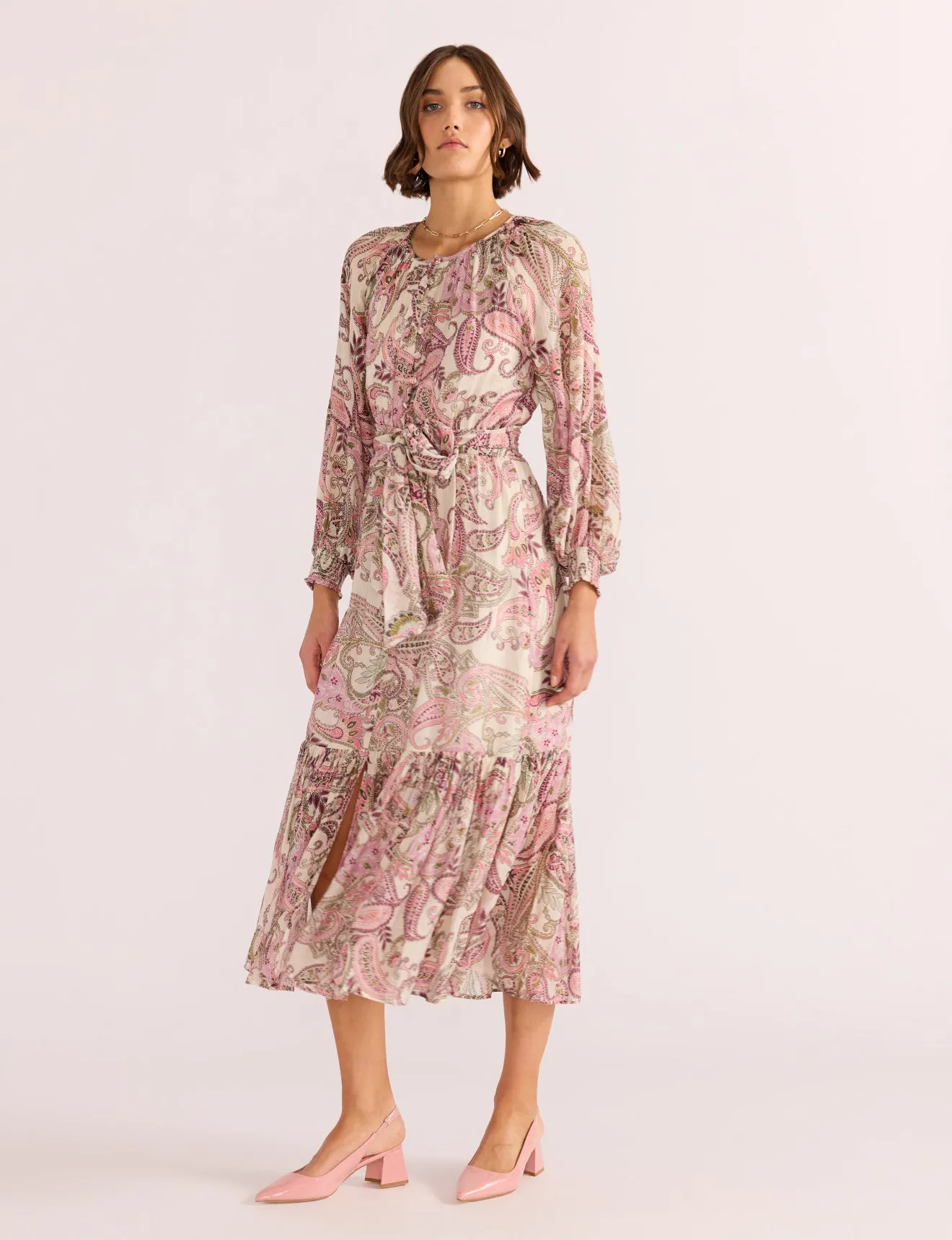 Cadence Blouse Midi Dress