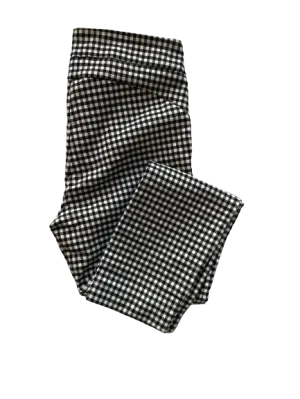 Camber & Grace Black White Plaid Pants