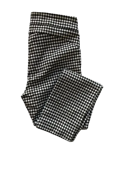 Camber & Grace Black White Plaid Pants