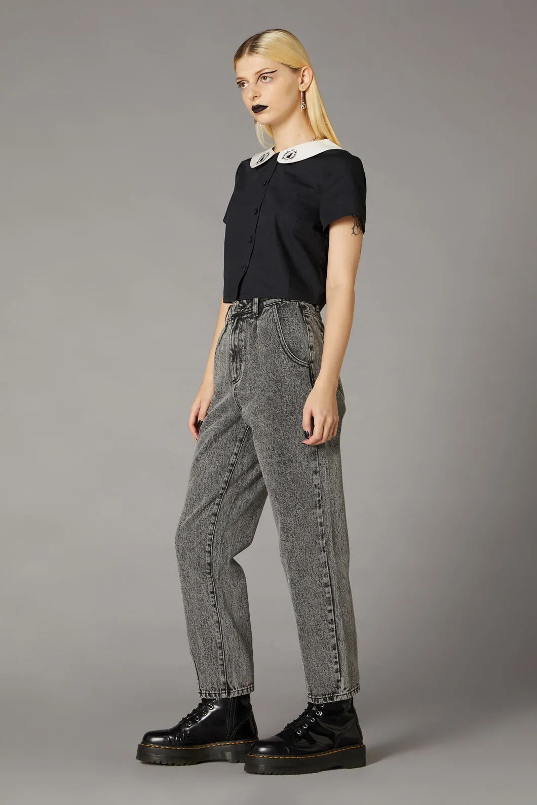 Cameo Embroidered Blouse