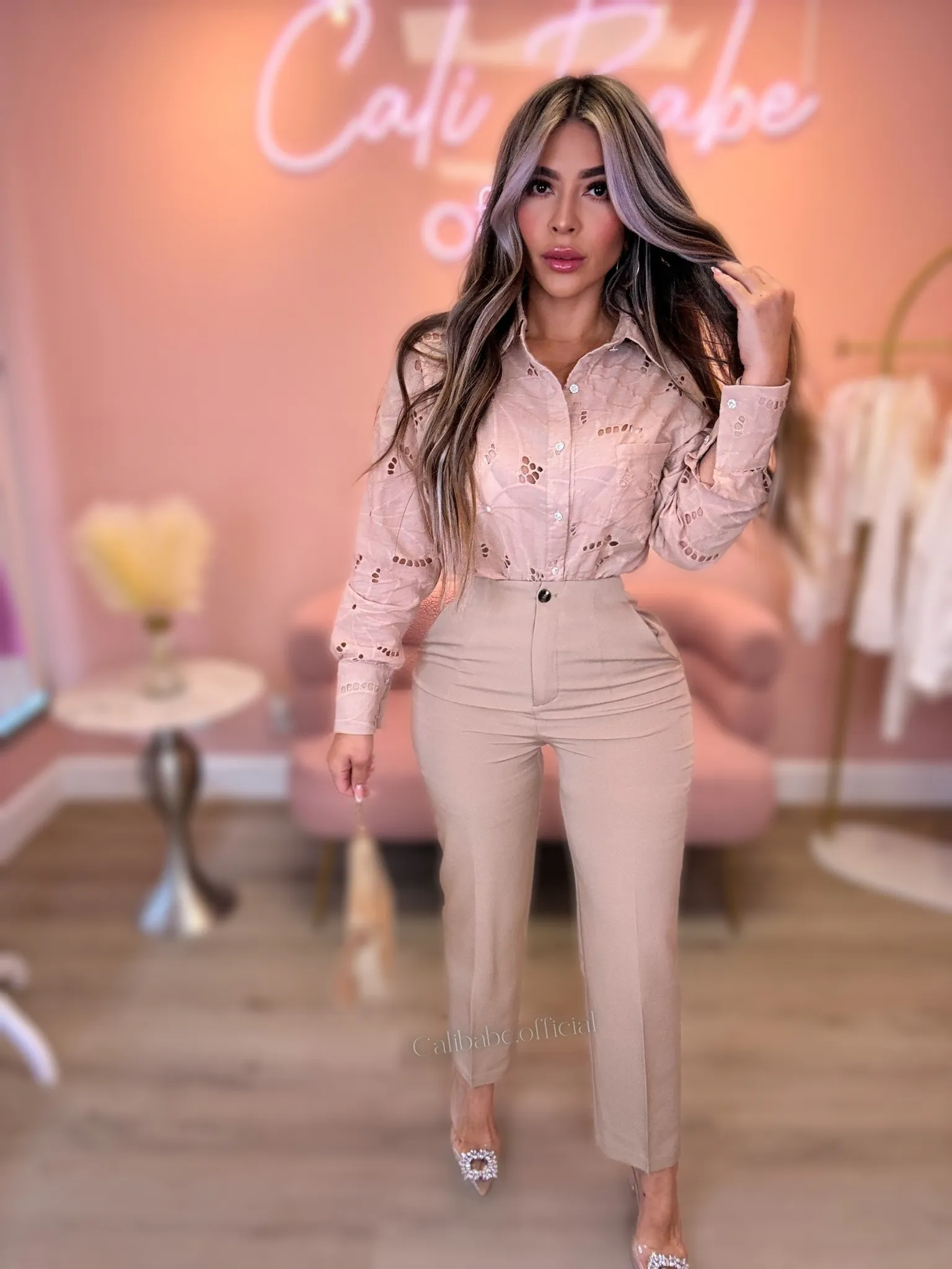 Casey Pants (Beige)