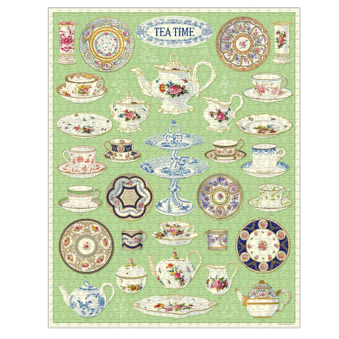 Cavallini & Co - Tea Time 1000 Piece Puzzle