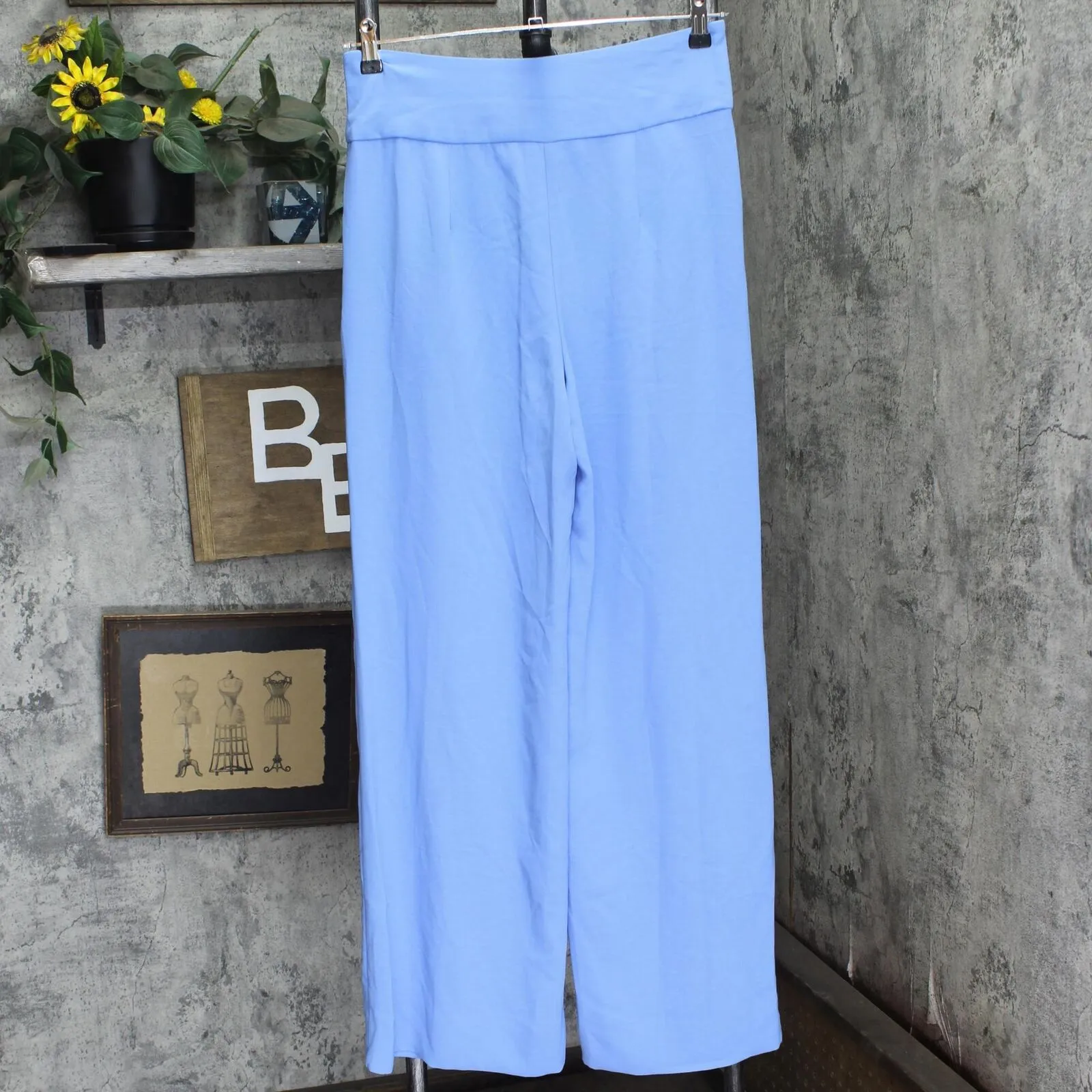 Cece Womens High Waist Woven Dress Pants 1678fa0087f8a1 Blue 8