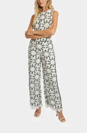 Celina Ivory/Black Lace Pant