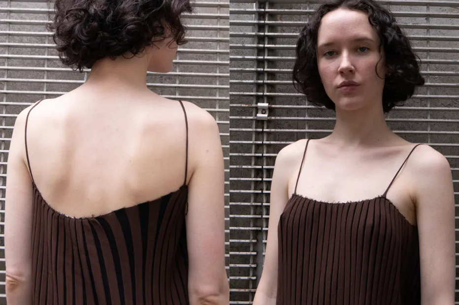 CELINE PLEATED TOP