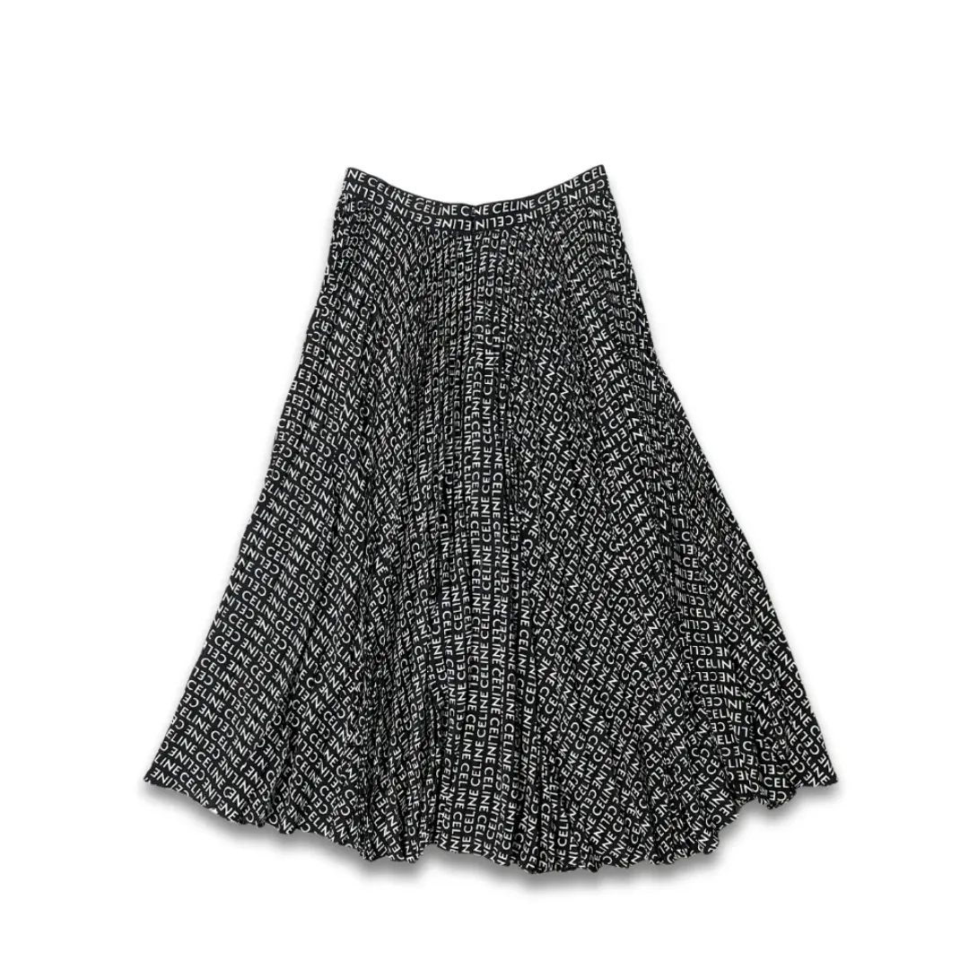 Celine Silk Midi Skirt - Size 40