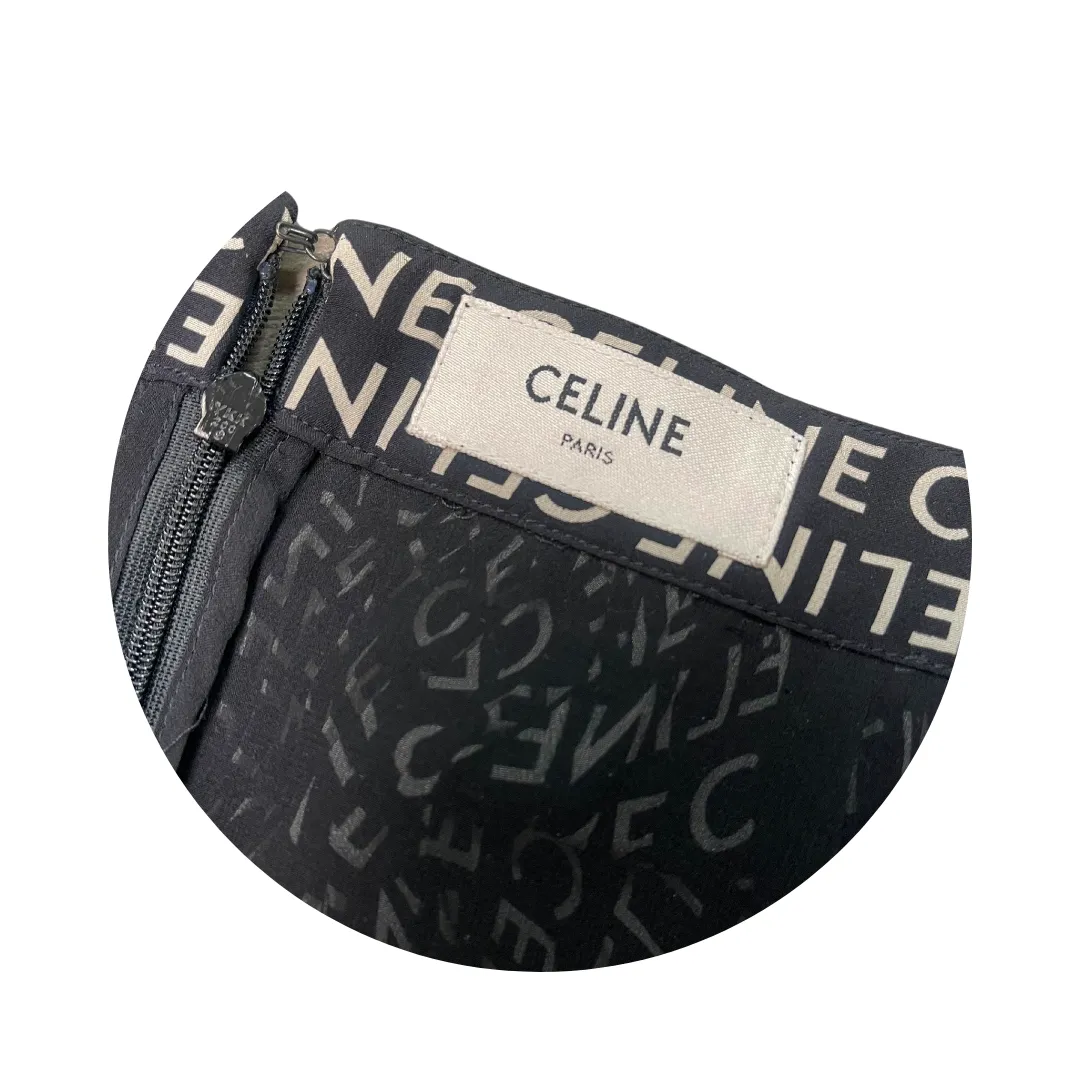 Celine Silk Midi Skirt - Size 40