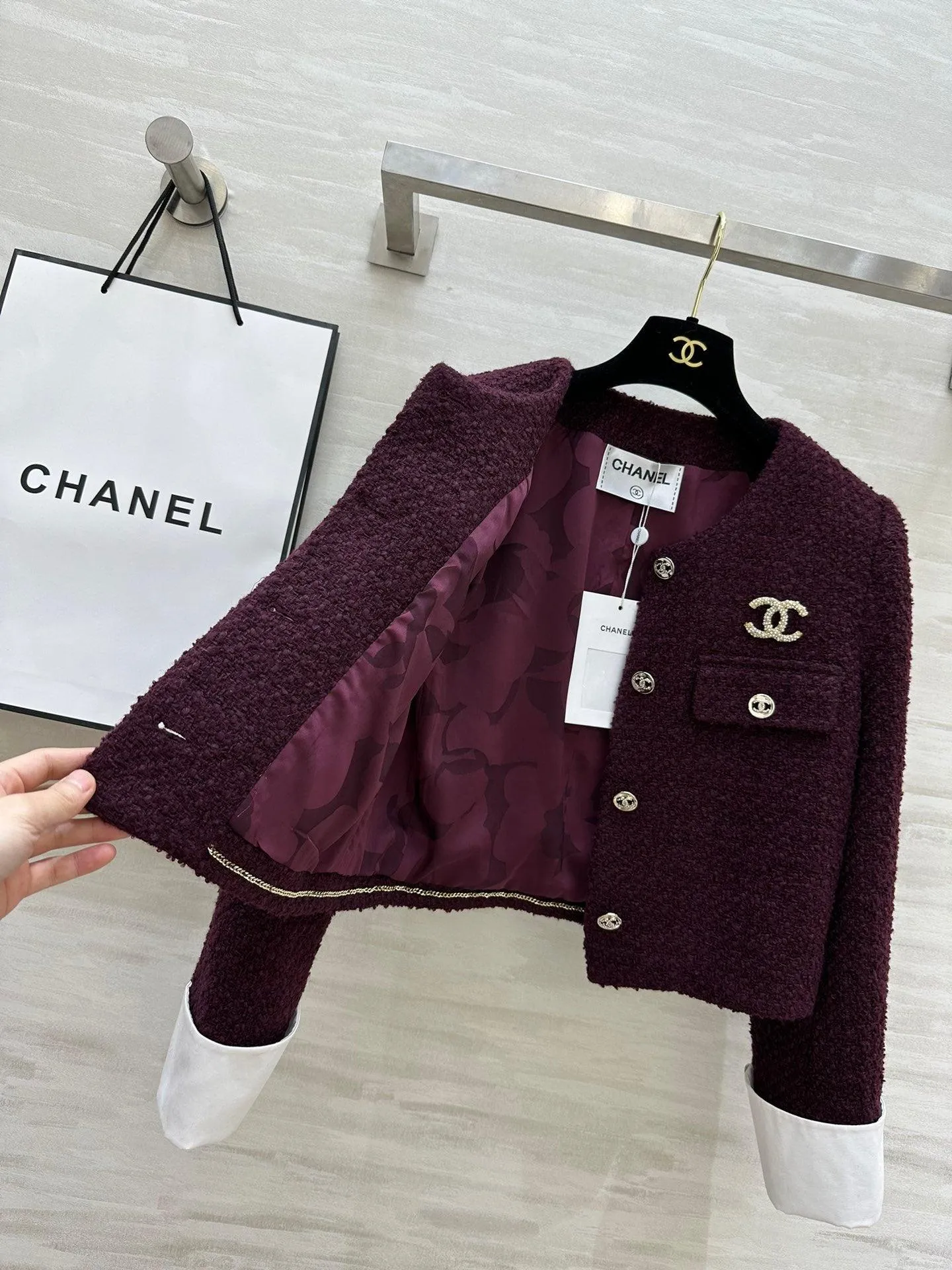 Chanel New Style Soft Tweed Jacket