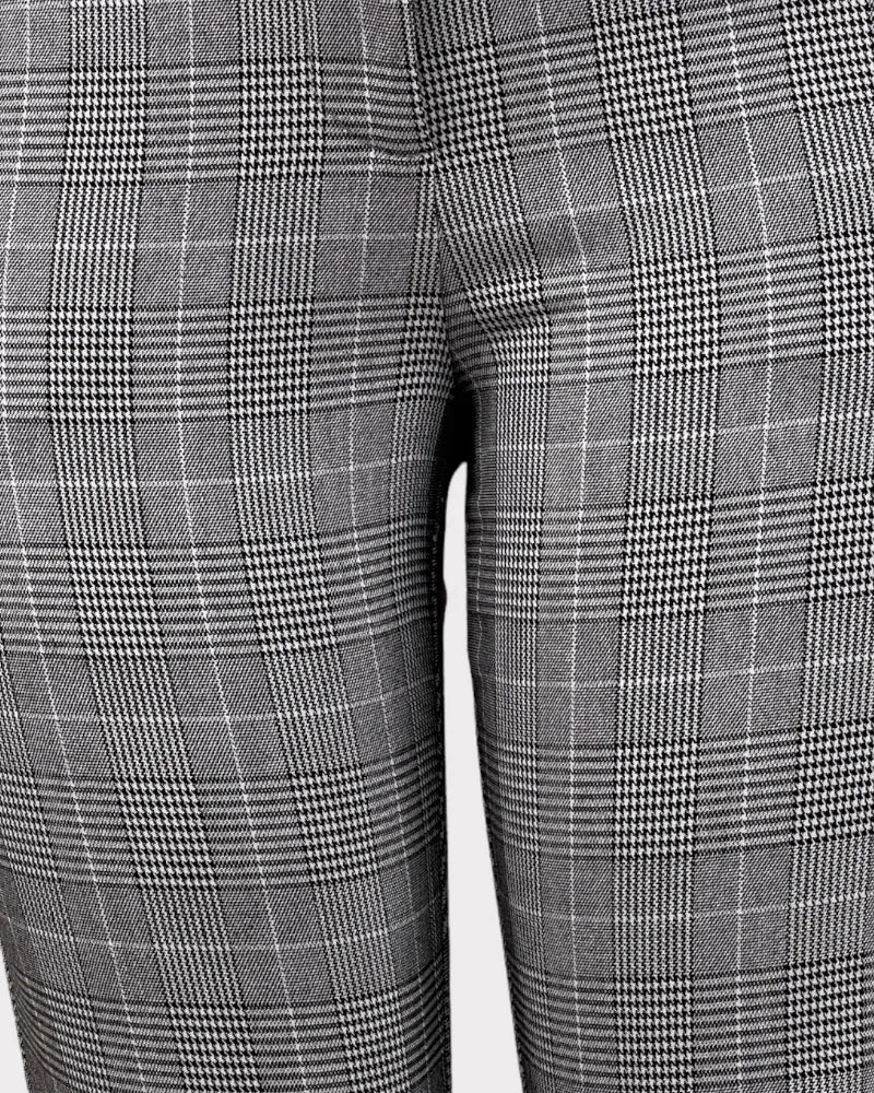 Charlotte Russe Grey Plaid Pants (S)