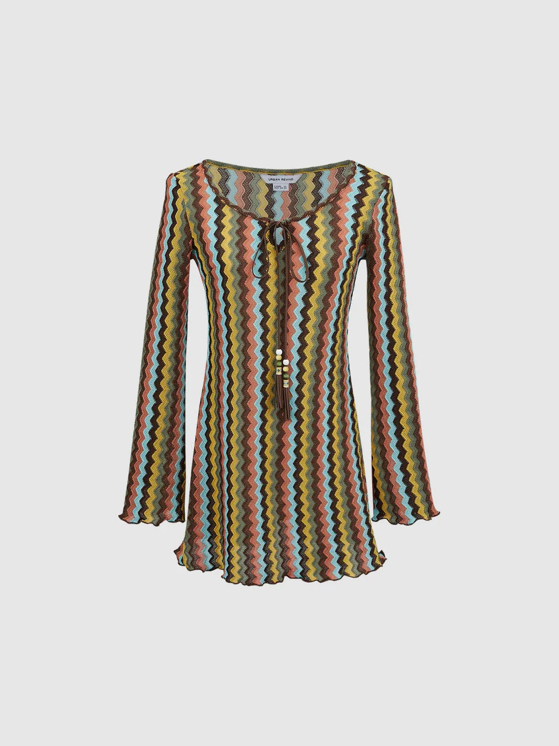 Chevron Skinny A-Line Dresses