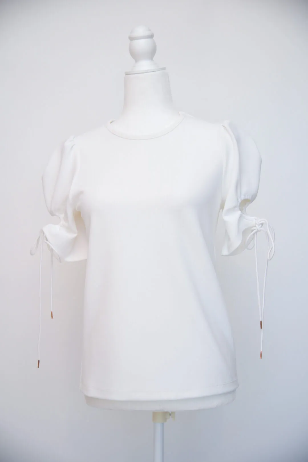 Chloe White Short Sleeve Blouse