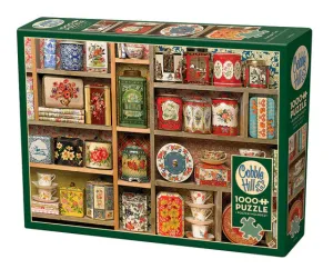 Cobble Hill 1000pc Puzzle Vintage Tins