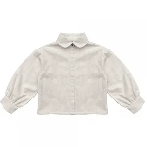 Coby Blouse | White Sand Melange