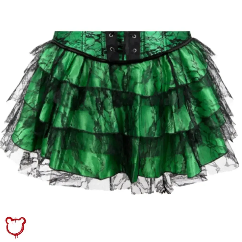 Colorful lace skirt