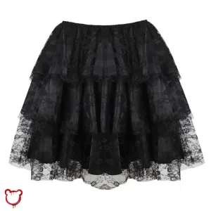 Colorful lace skirt