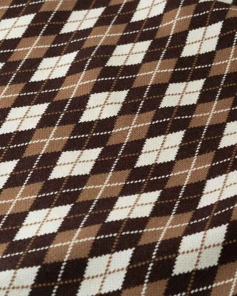Convent Moon Checkered Skirt