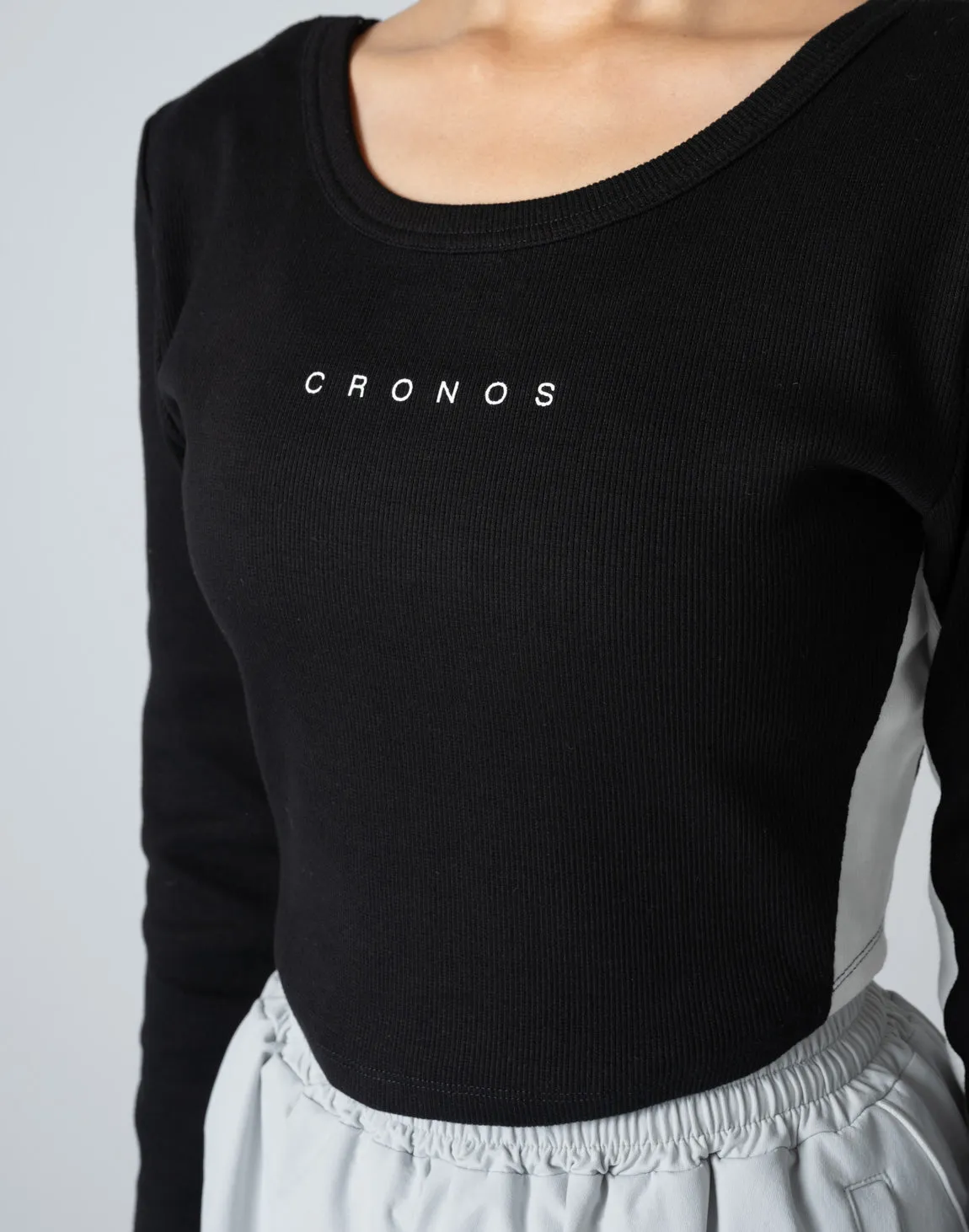 CRONOS WOMEN 2WAY LONG SLEEVE【WHITE】