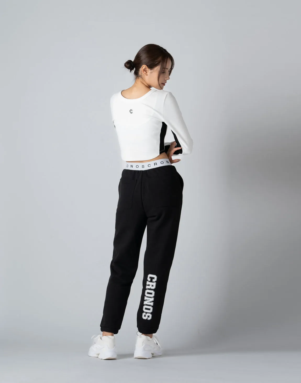 CRONOS WOMEN 2WAY LONG SLEEVE【WHITE】