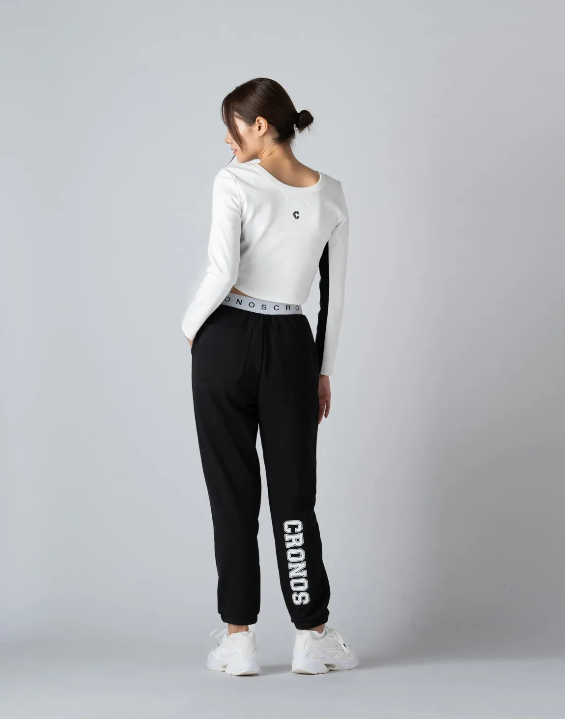 CRONOS WOMEN 2WAY LONG SLEEVE【WHITE】