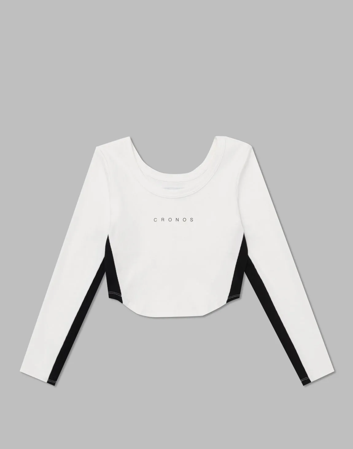 CRONOS WOMEN 2WAY LONG SLEEVE【WHITE】