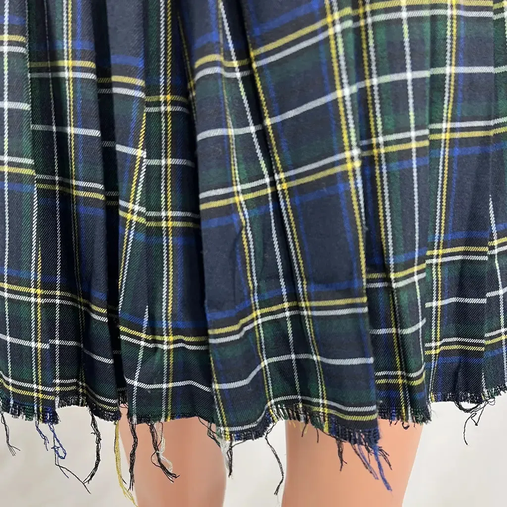 Current Mood Tartan Mini Skirt XS