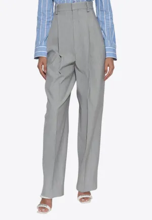Curzio High-Waisted Tailored Pants