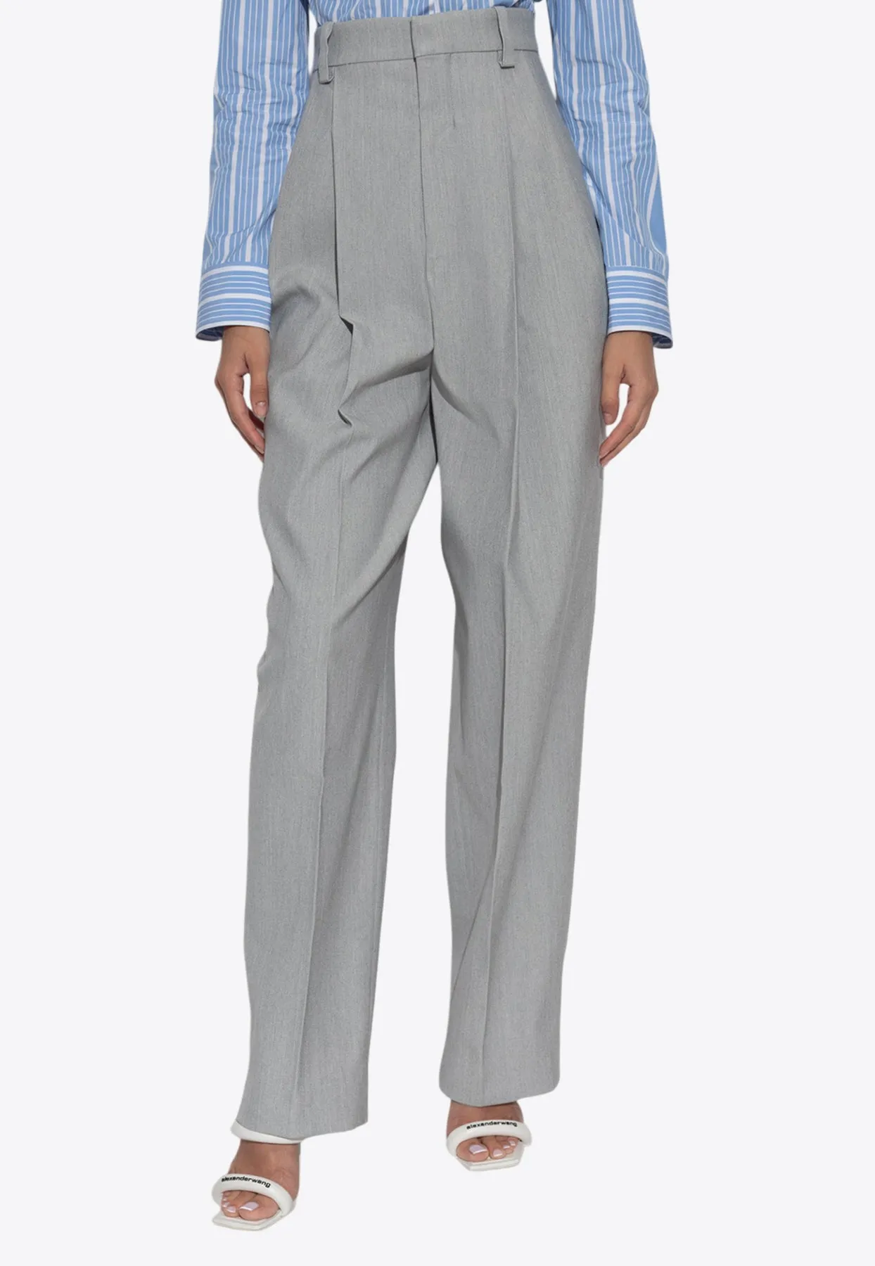 Curzio High-Waisted Tailored Pants
