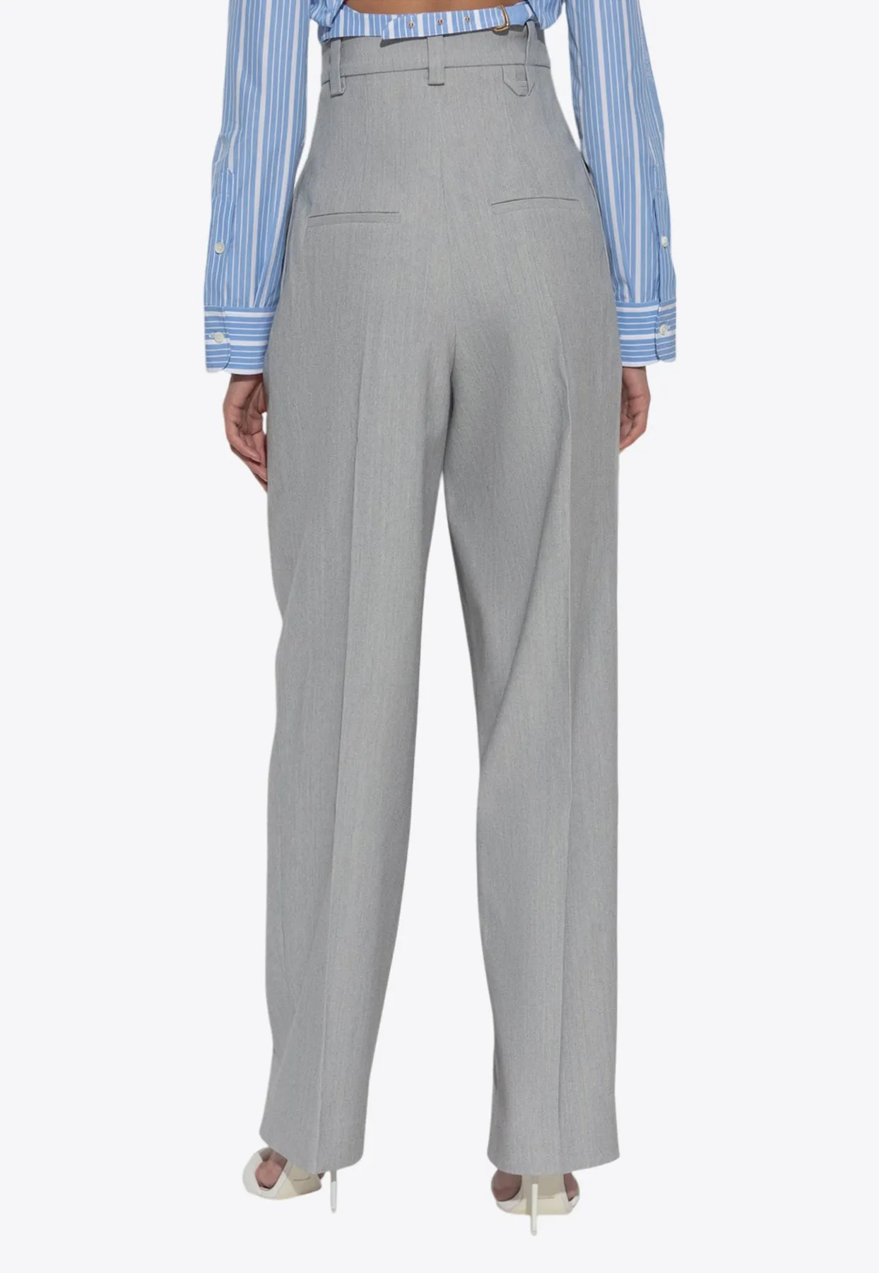 Curzio High-Waisted Tailored Pants