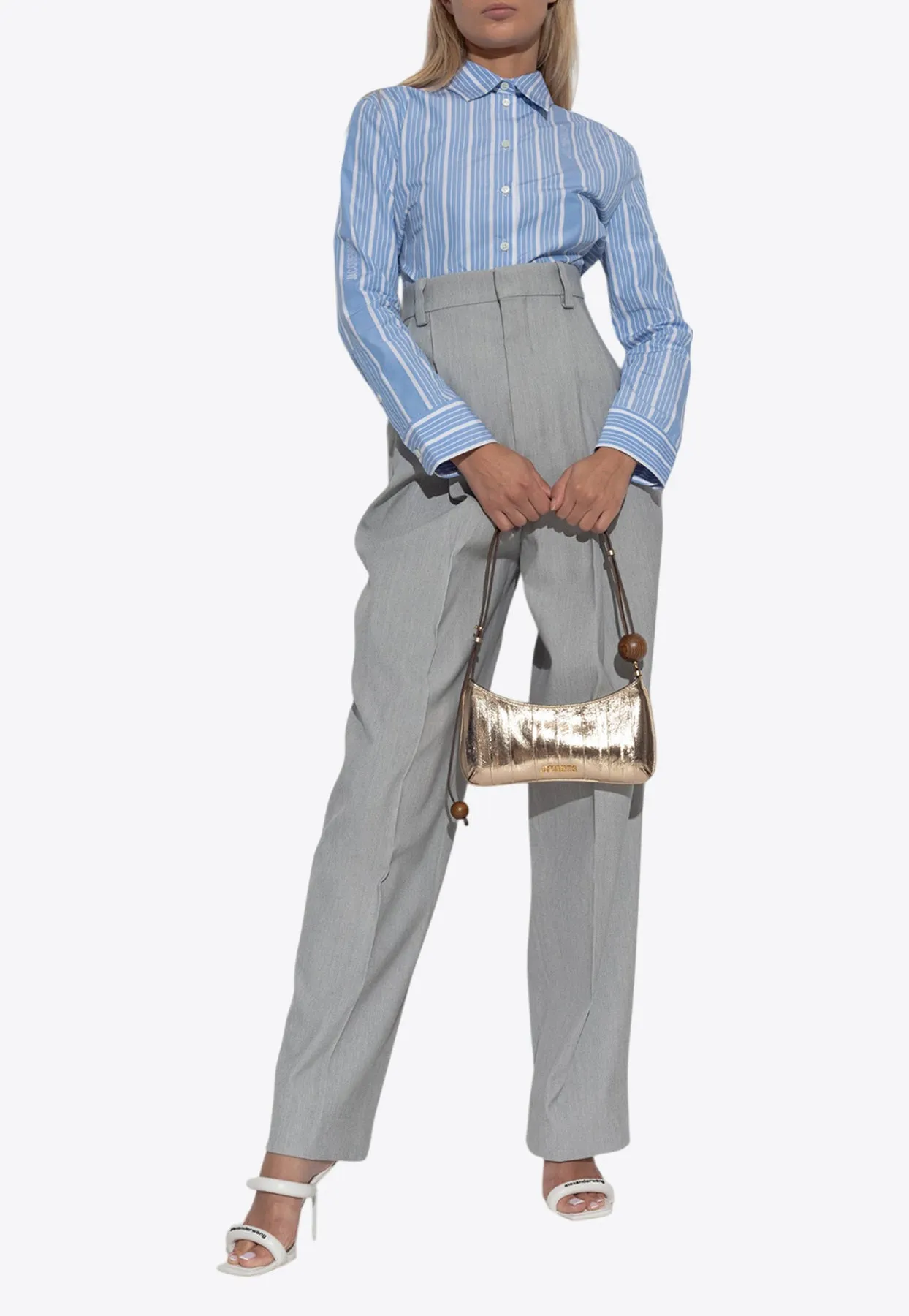 Curzio High-Waisted Tailored Pants