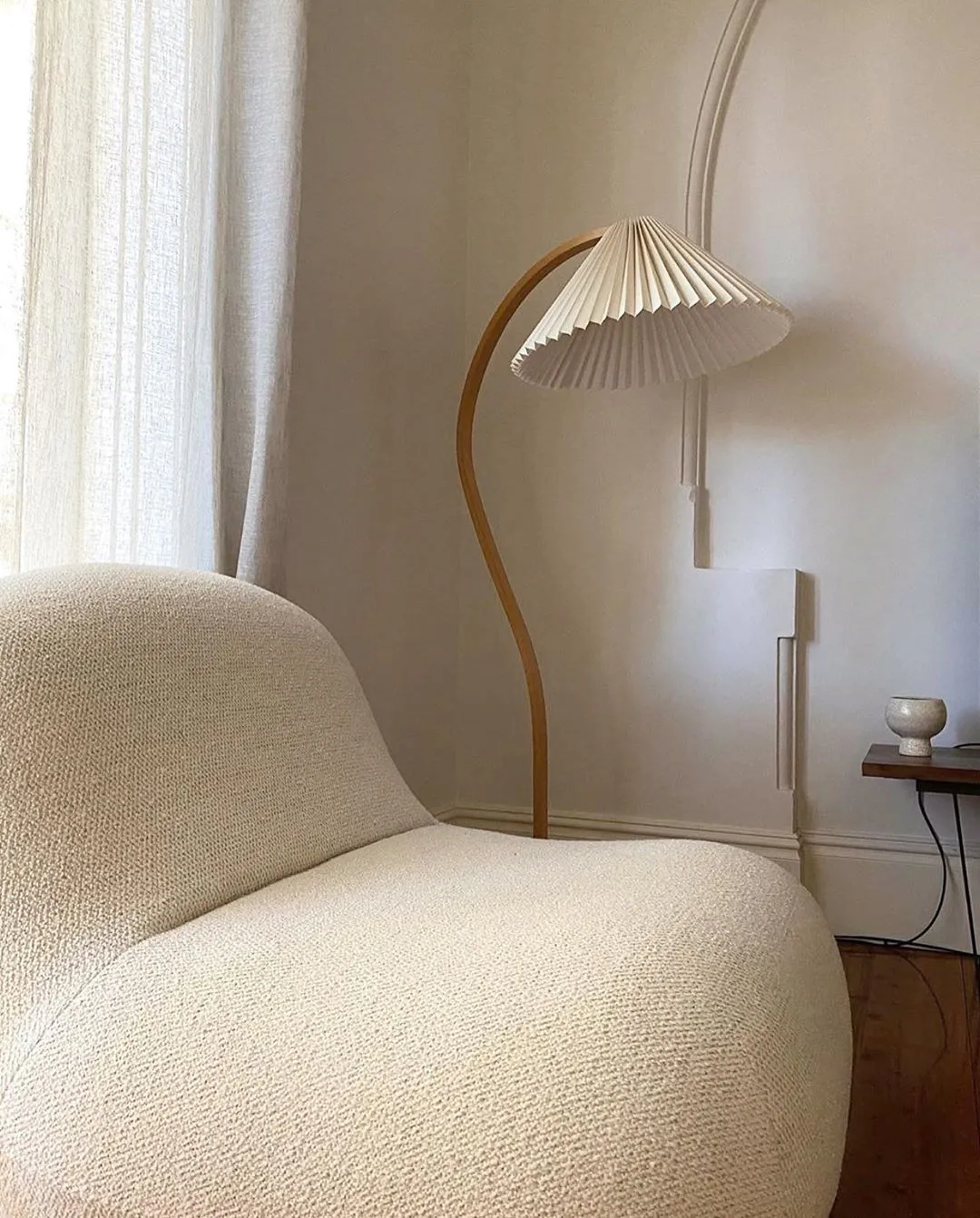Danish Modern Bentwood Caprani Floor Lamp