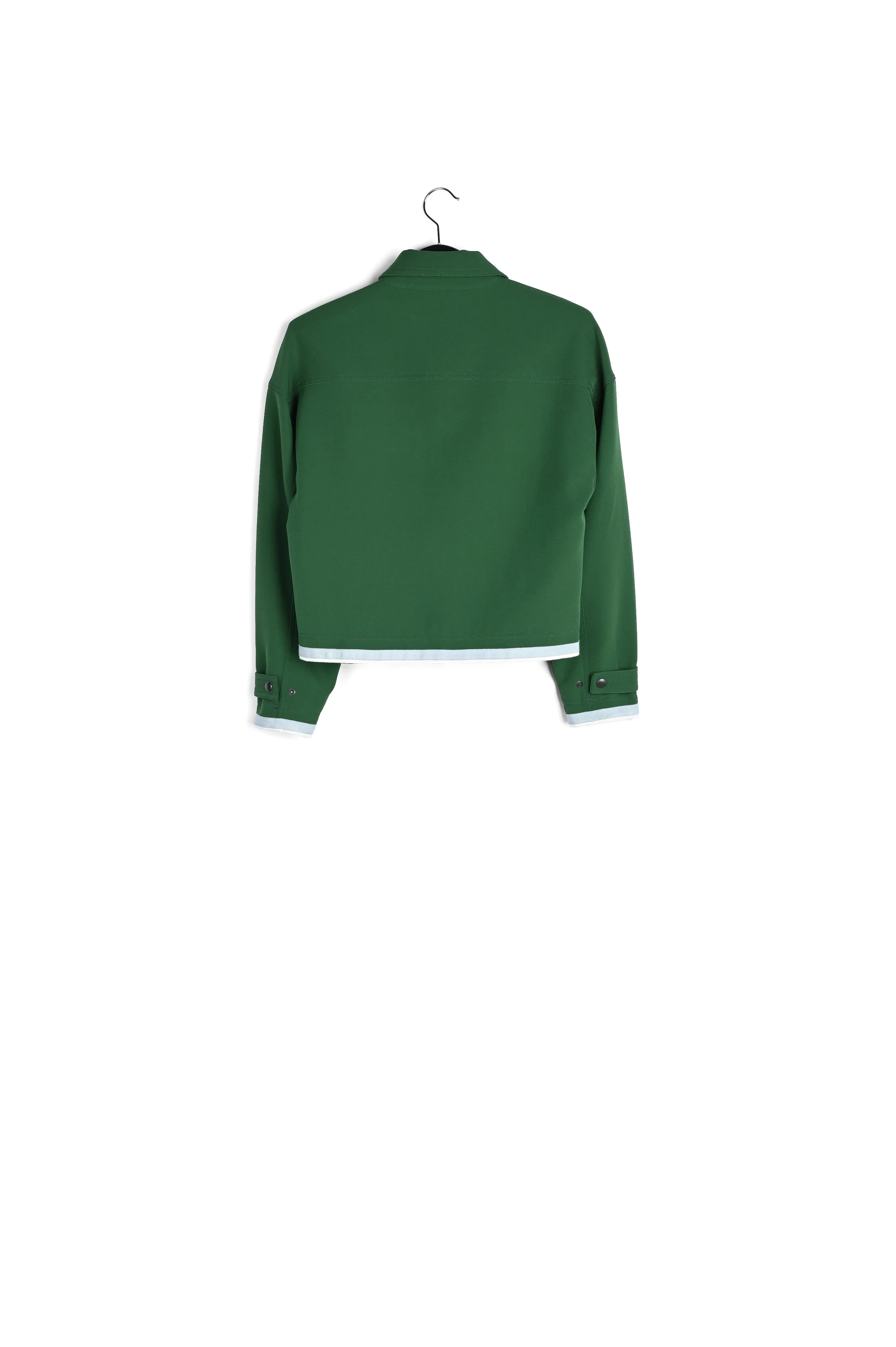 Dark green utility-inspired jacket