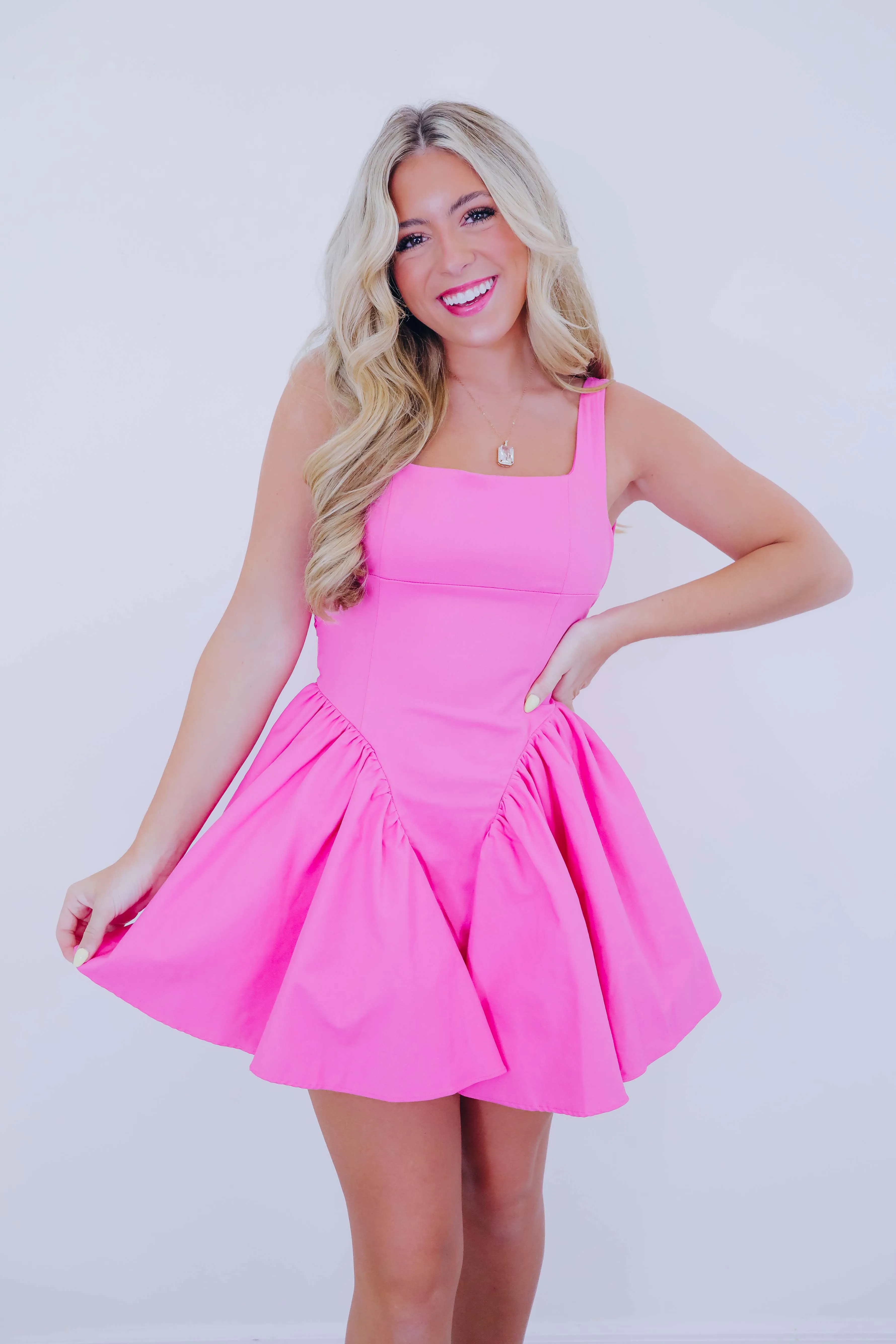 Davina Drop Waist Mini Dress - 2 Colors