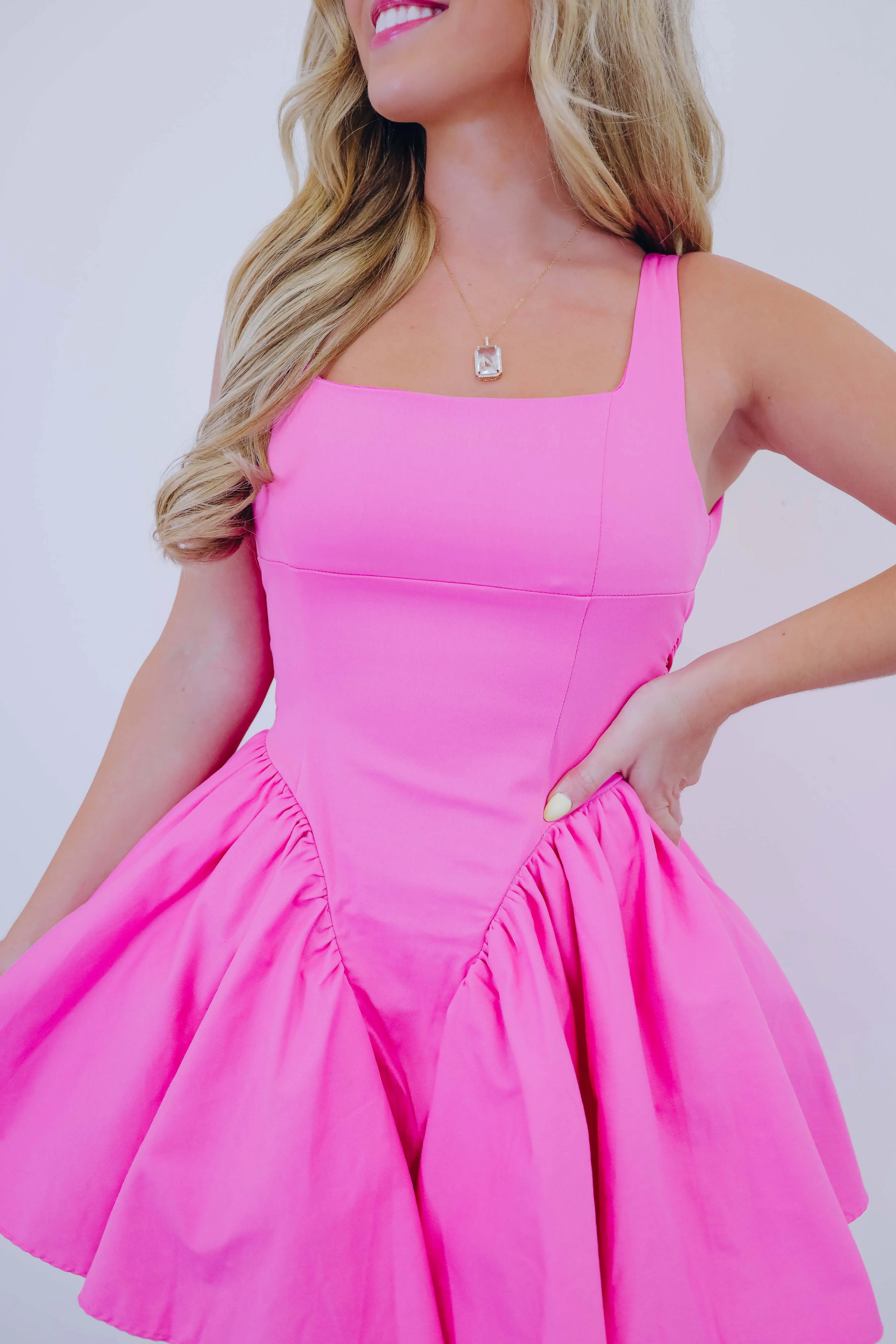 Davina Drop Waist Mini Dress - 2 Colors