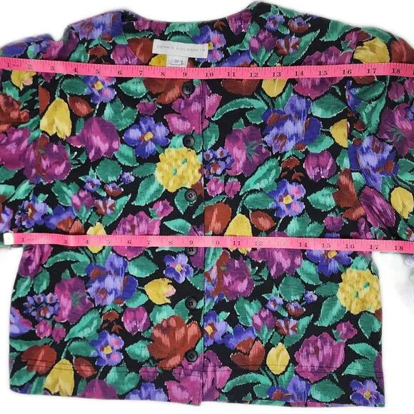 Dennis Goldsmith, Floral 2 piece A-Line Maxi Skirt Set. Size Small