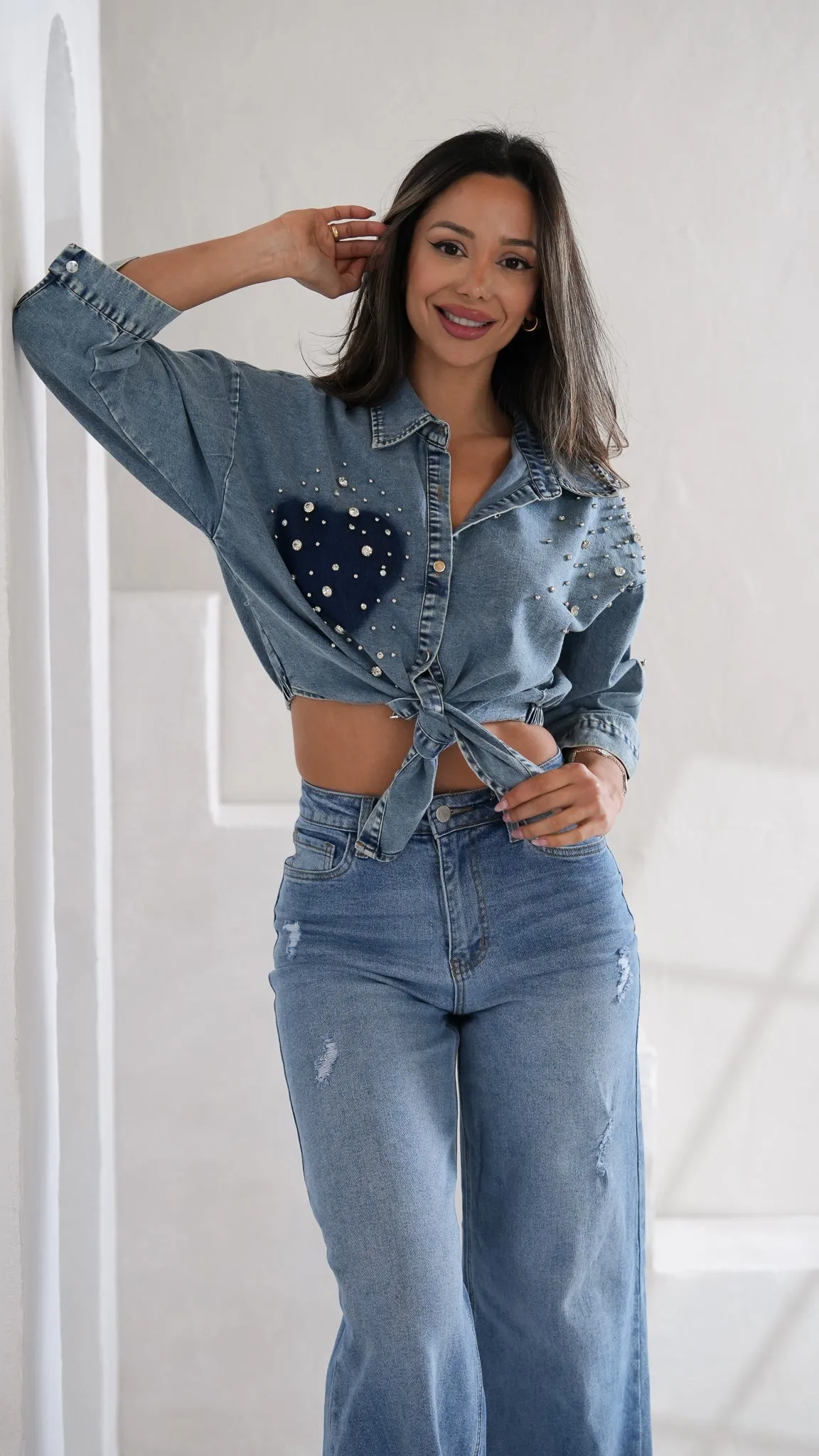 Divine denim top