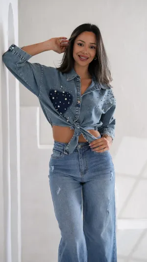 Divine denim top