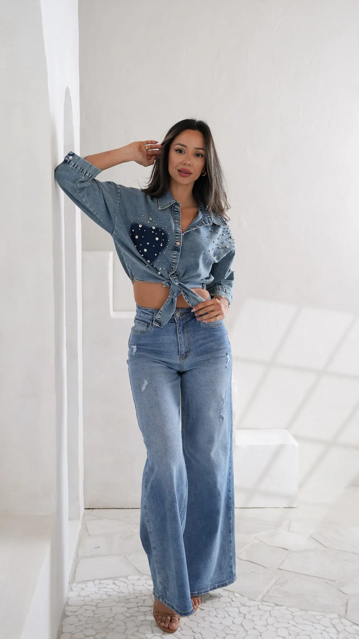 Divine denim top