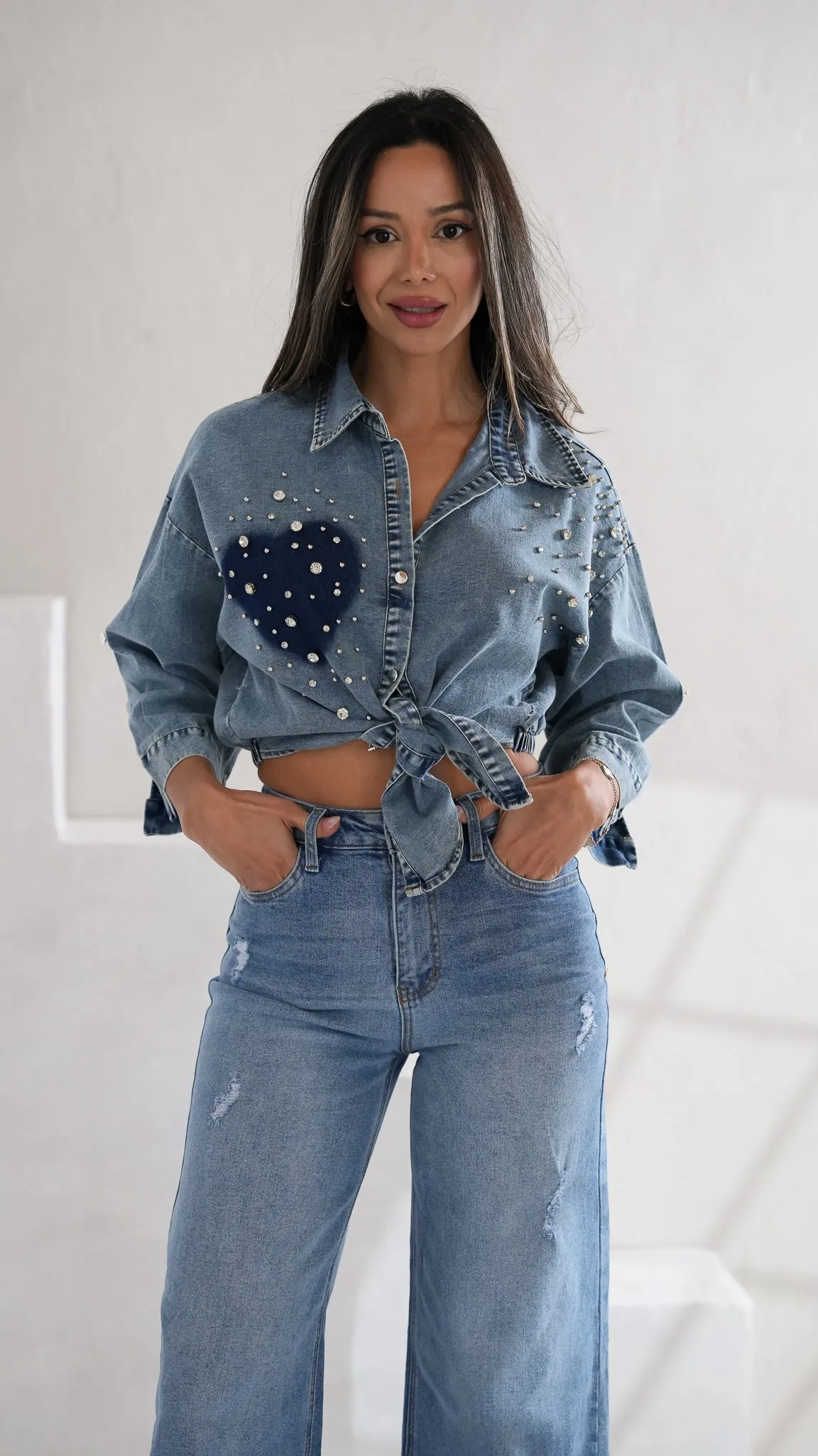 Divine denim top