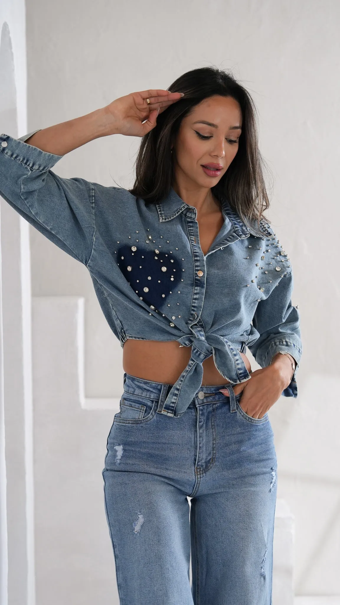 Divine denim top