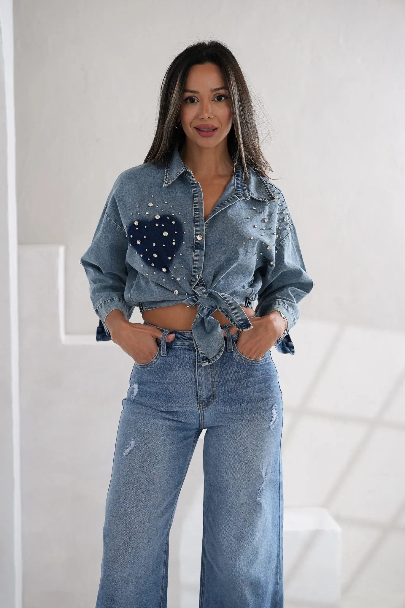 Divine denim top