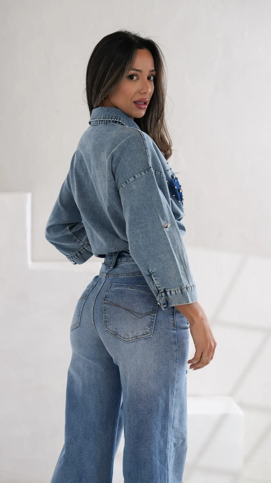 Divine denim top