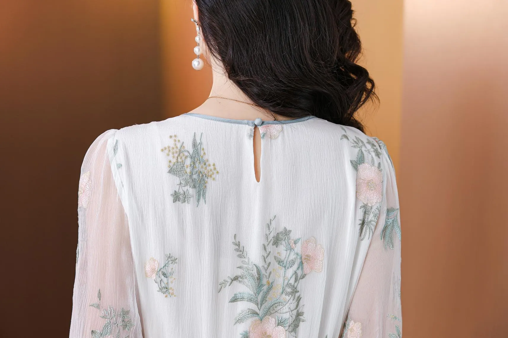 Dreamy Mesh and Floral Print Women's Tea Dress for All Occasions